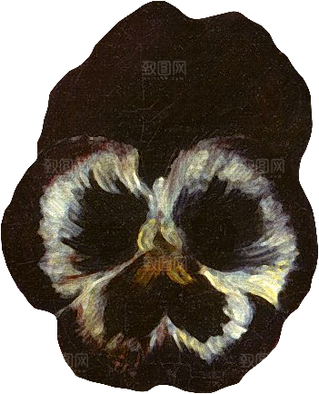 复古油画质感花卉鲜花元素