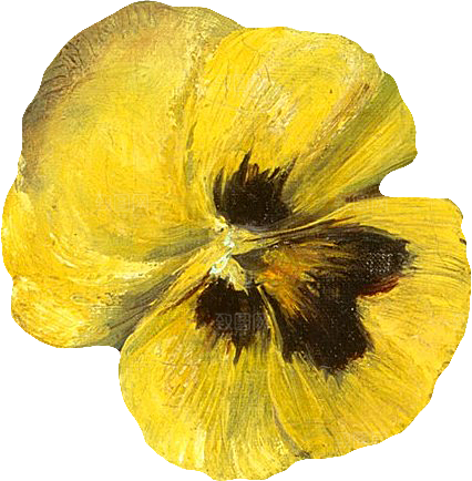 复古油画质感花卉鲜花元素