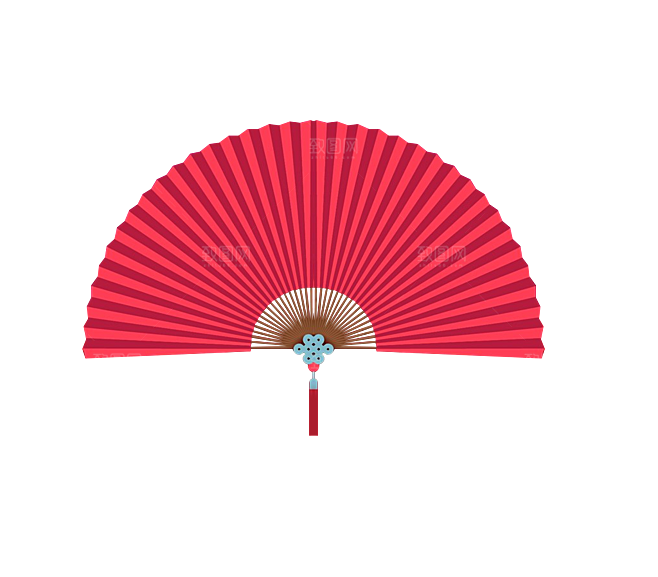 手绘古风中式花卉免扣素材
