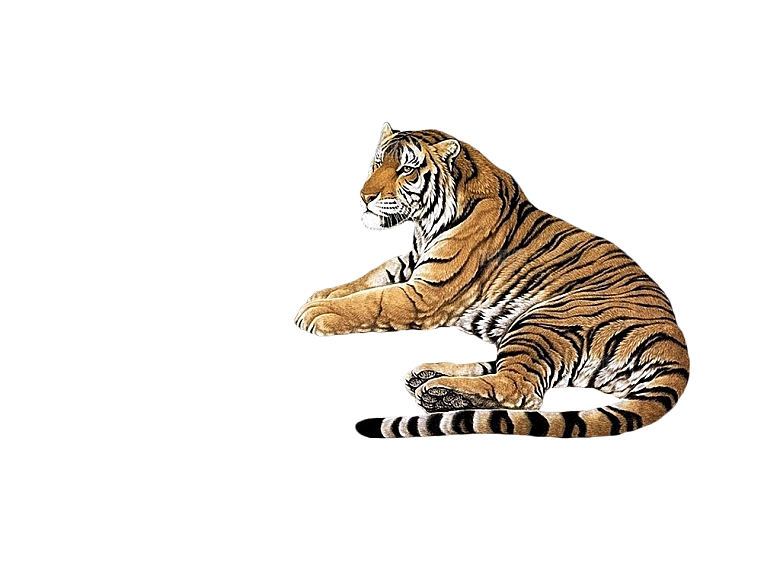手绘古风中式花卉免扣素材