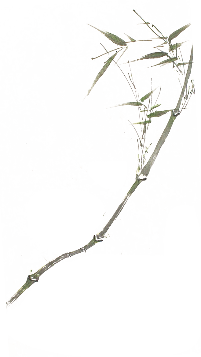 手绘古风中式花卉免扣素材