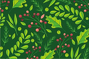 唯美植物花卉花纹背景模版