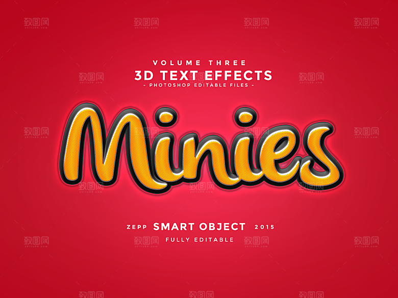 智能3D立体发光字金属字体样机