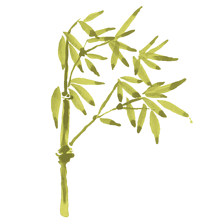 中式古风水墨竹子免扣素材