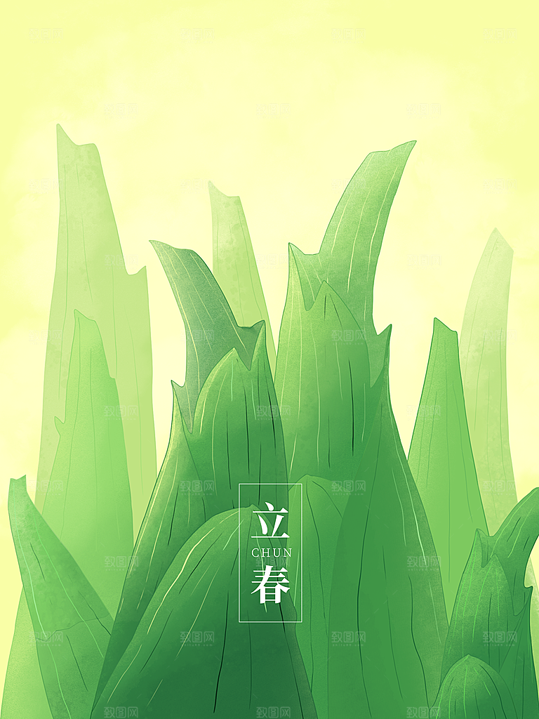 立春时节春意盎然传统节气