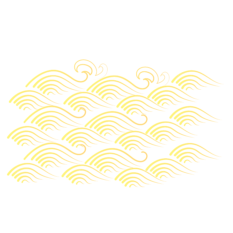 国潮山水山脉山峰背景元素