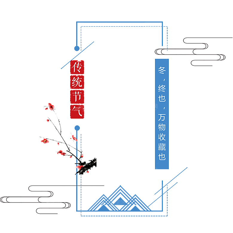 中国风古典简约大气边框素材