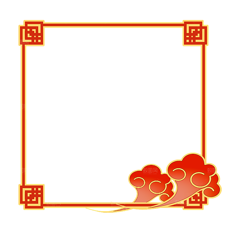 中国风古典简约大气边框素材