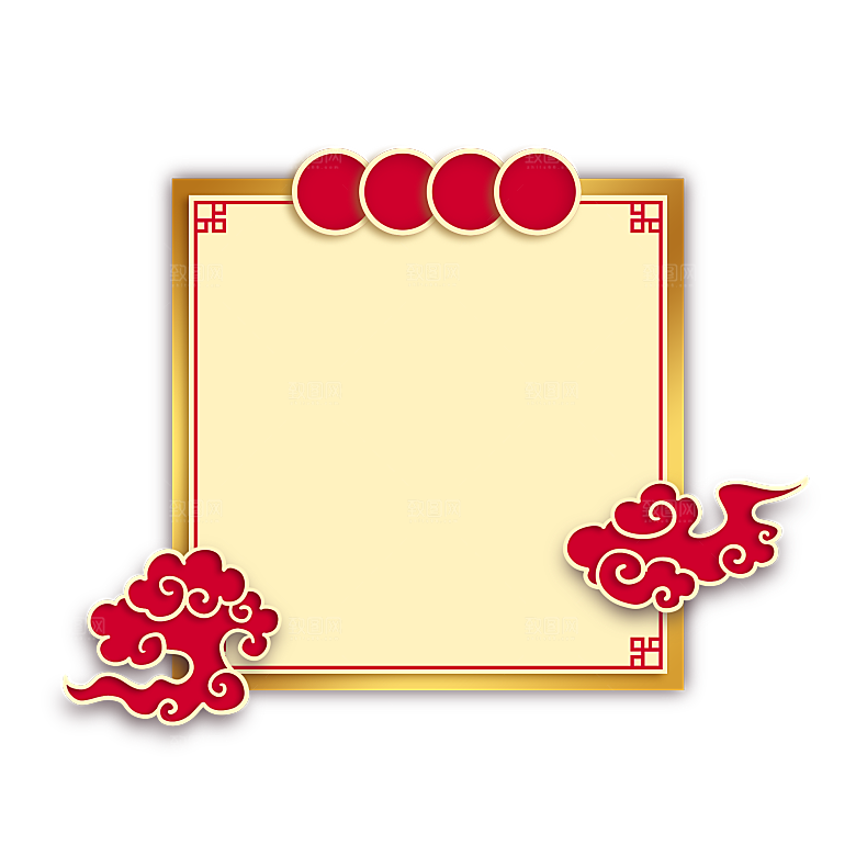 中国风古典简约大气边框素材