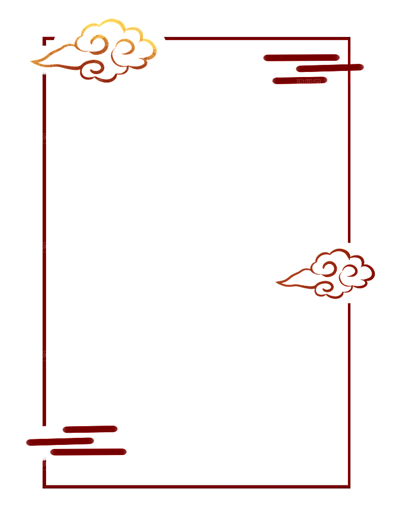 中国风古典简约大气边框素材