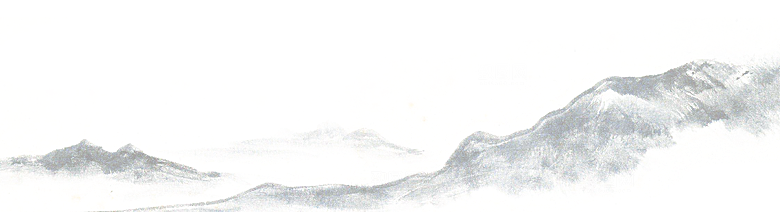 中式山水山脉山峰背景元素