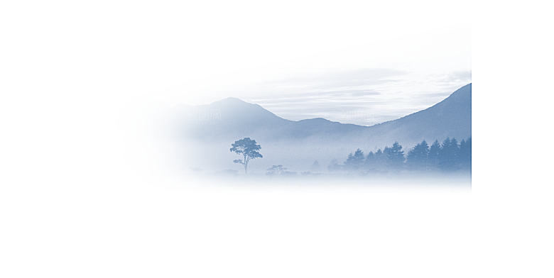 中式山水山脉山峰背景元素