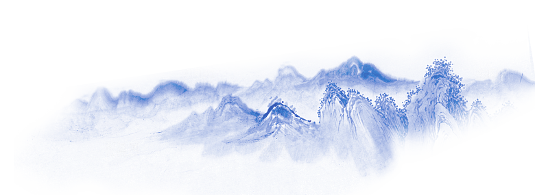 中式山水山脉山峰背景元素
