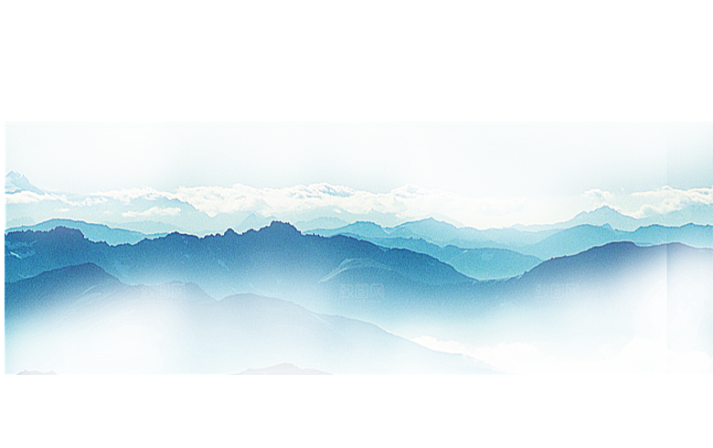 中式山水山脉山峰背景元素