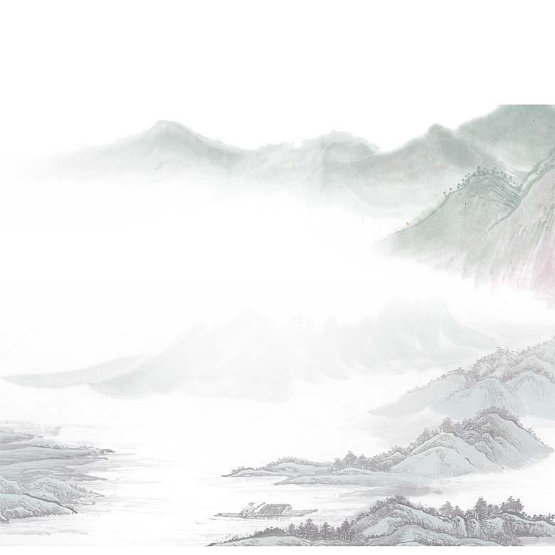 古风水墨山水中国风背景素材