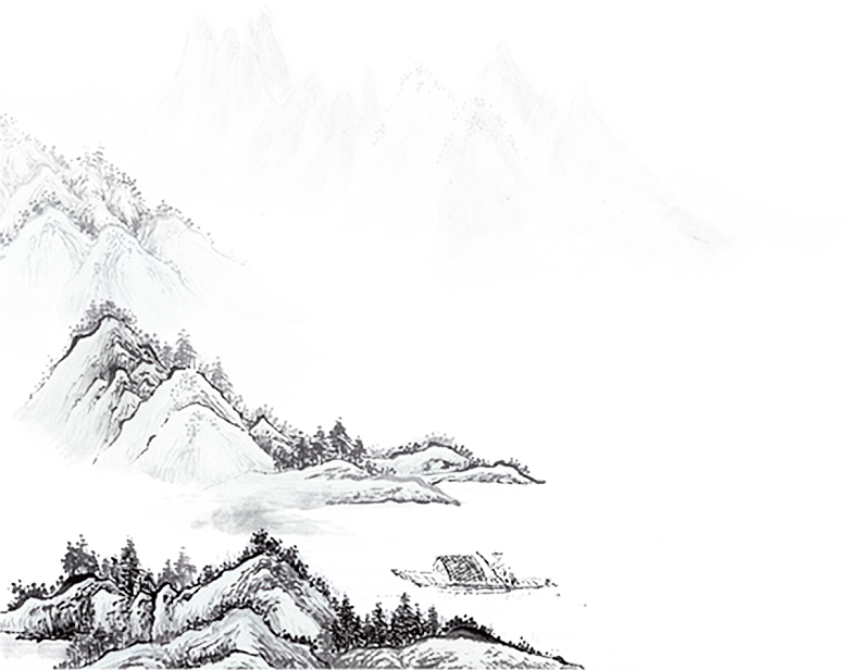 古风水墨山水中国风背景素材