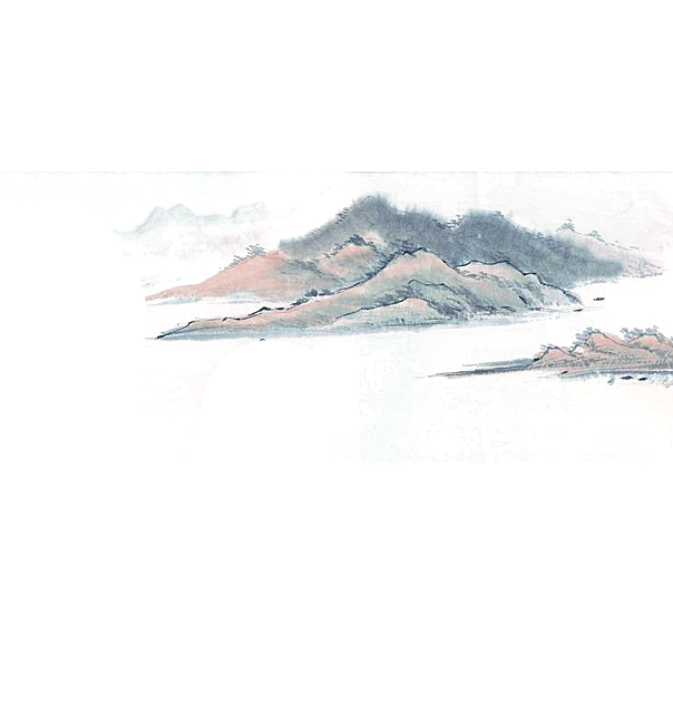 古风水墨山水中国风背景素材
