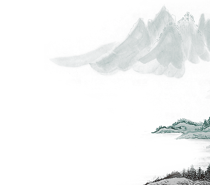 古风水墨山水中国风背景素材