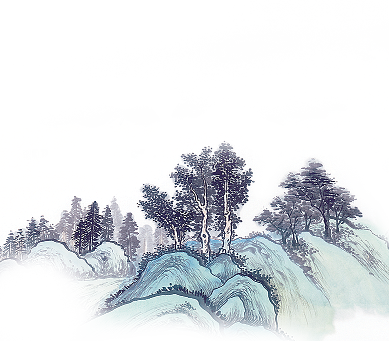 古风水墨山水中国风背景素材