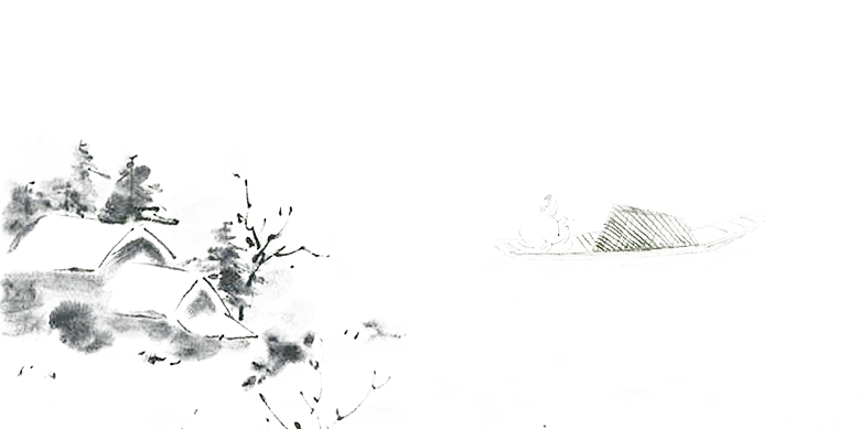 古风水墨山水中国风背景素材