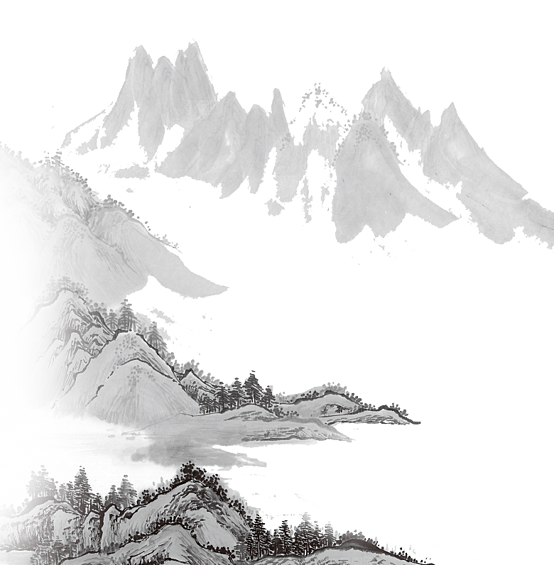 古风水墨山水中国风背景素材