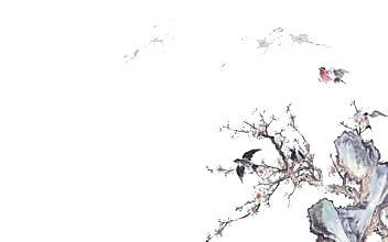 中式山水山脉山峰背景元素