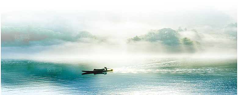 古风水墨山水中国风背景素材
