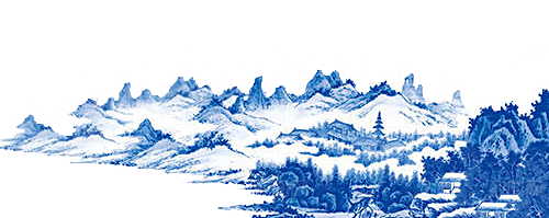 中式山水山脉山峰背景元素