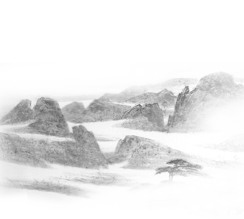 古风水墨山水中国风背景素材