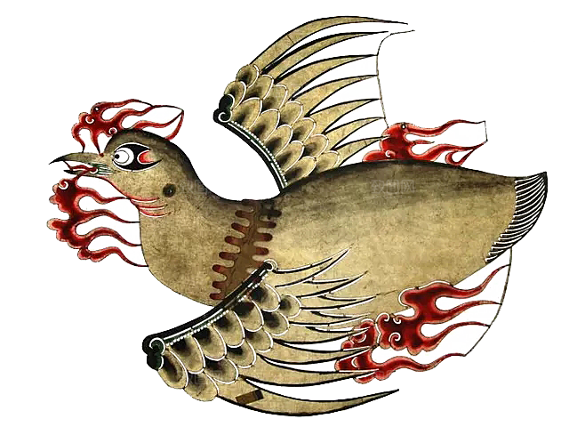 传统艺术皮影图案免扣元素