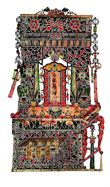 传统艺术皮影图案中国风素材