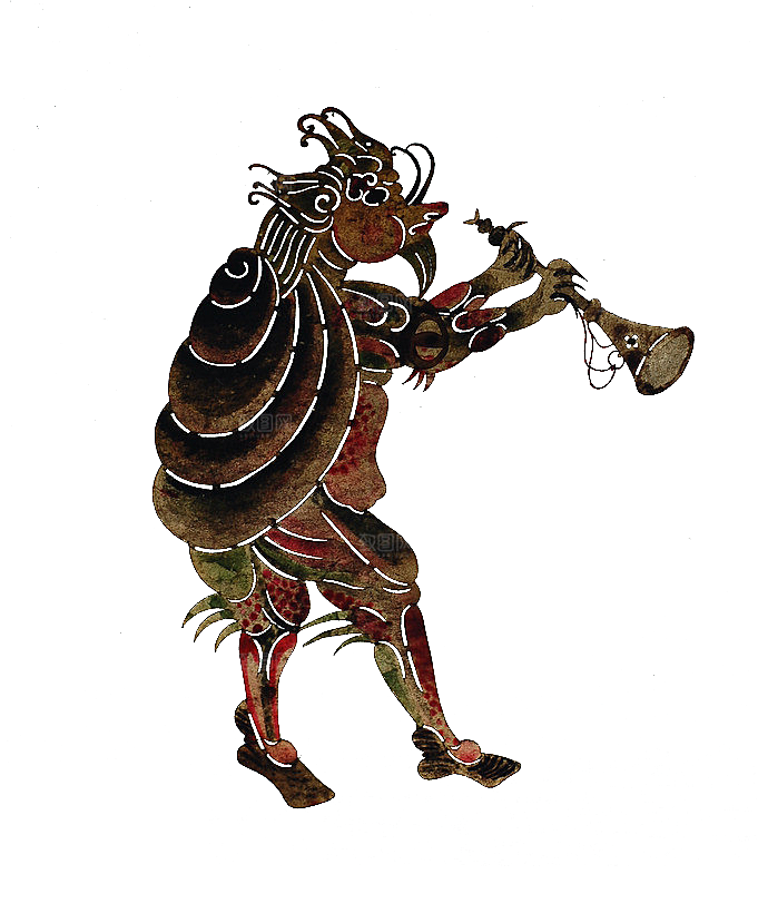 传统艺术皮影图案中国风素材