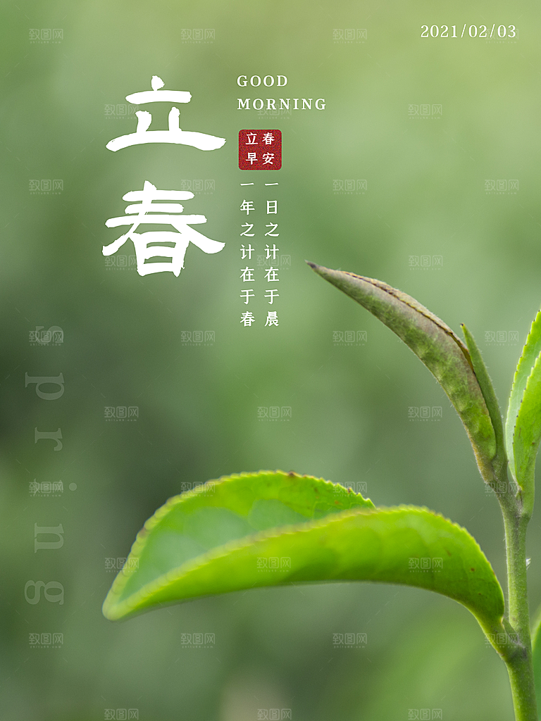 立春时节春意盎然传统节气