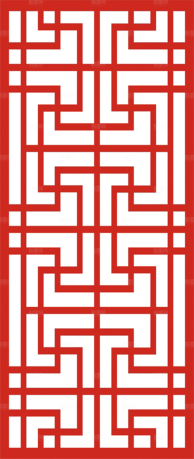 古风花纹边框装饰免扣元素