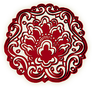 中国风传统花纹窗花边框元素