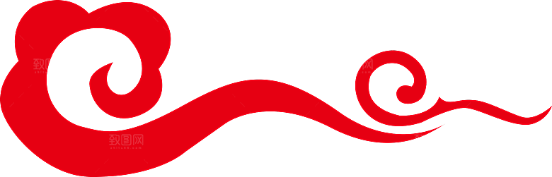 中国风花纹边框祥云PNG素材
