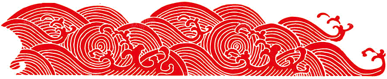 古风花纹边框装祥云饰免扣元素