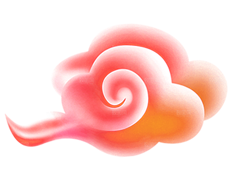 古风花纹边框装祥云饰免扣元素