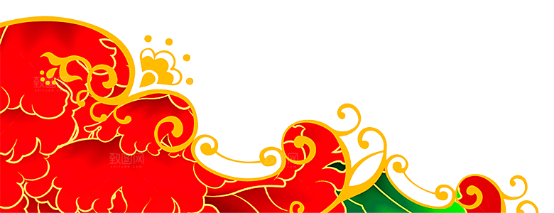 中国风传统花纹窗花边框元素
