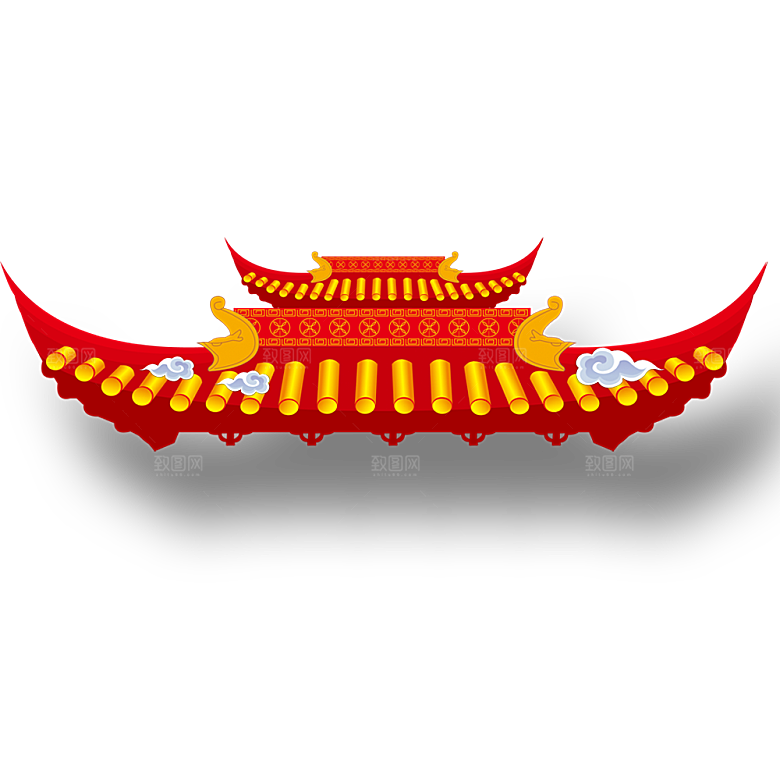 中式古典祥文边框免扣元素