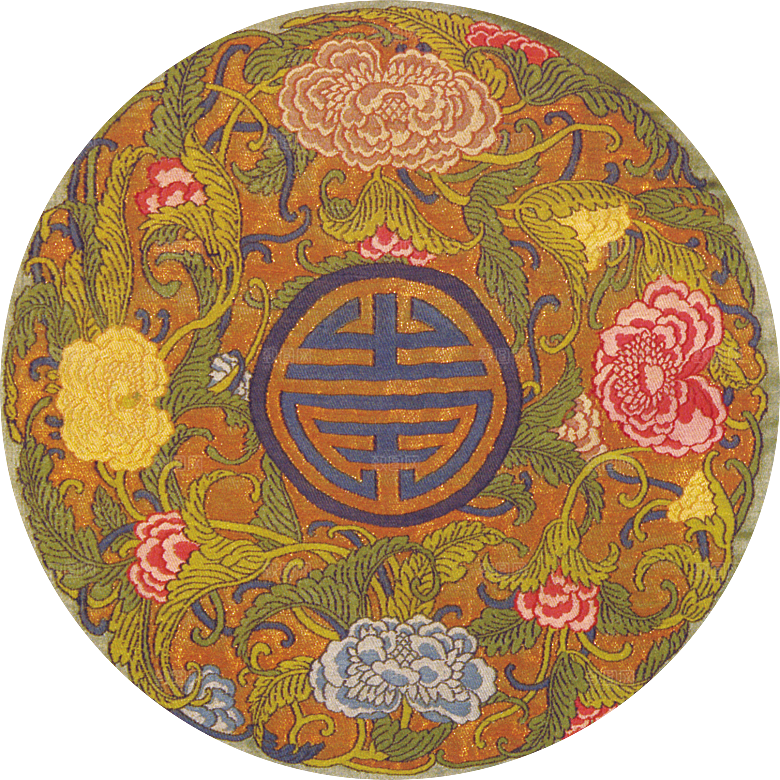 中国风中式传统刺绣图案花鸟模版