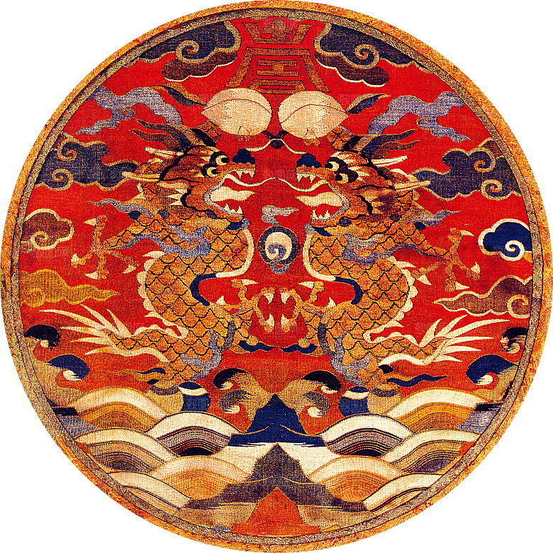 简约大气刺绣图案免扣元素