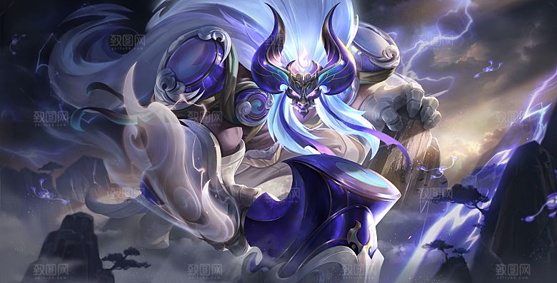王者荣耀皮肤 牛魔-奔雷神使