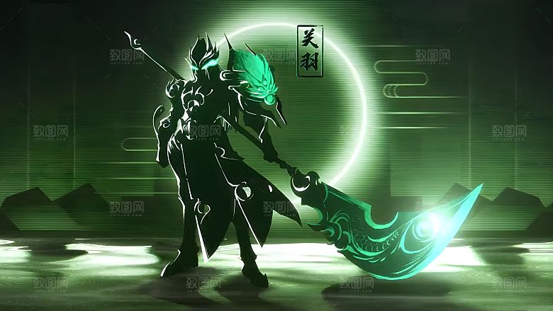 王者荣耀皮肤 关羽五虎将