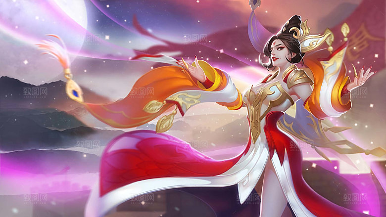 王者荣耀皮肤 武则天 女帝1