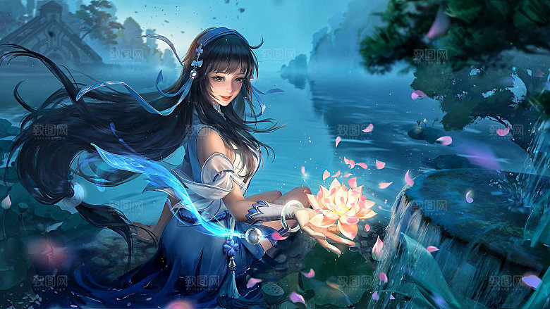 王者荣耀皮肤 西施幻纱之灵3