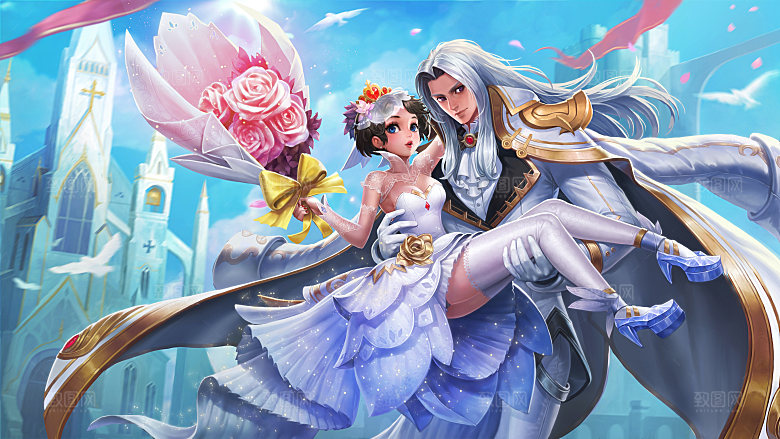 小乔vs周瑜纯白花嫁1