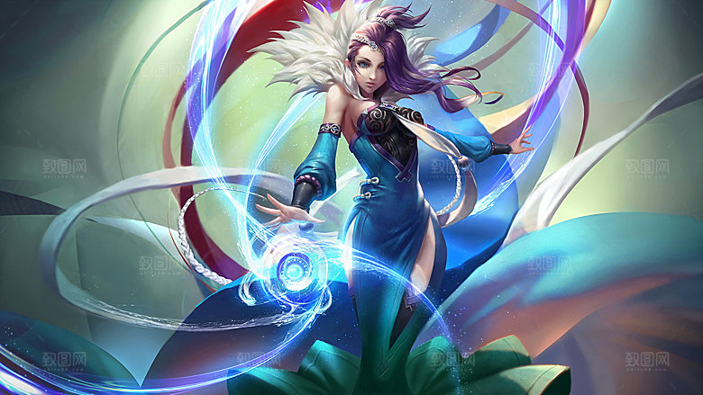 王者荣耀皮肤 甄姬洛神降临1