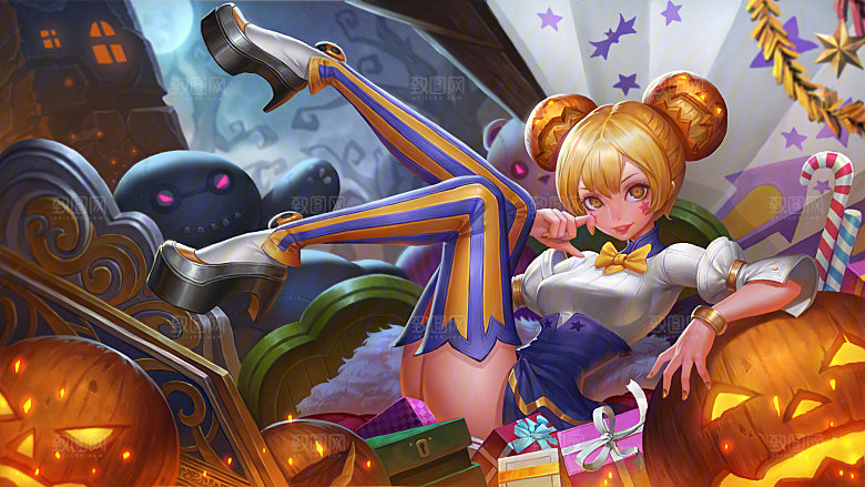 王者荣耀小乔万圣前夜