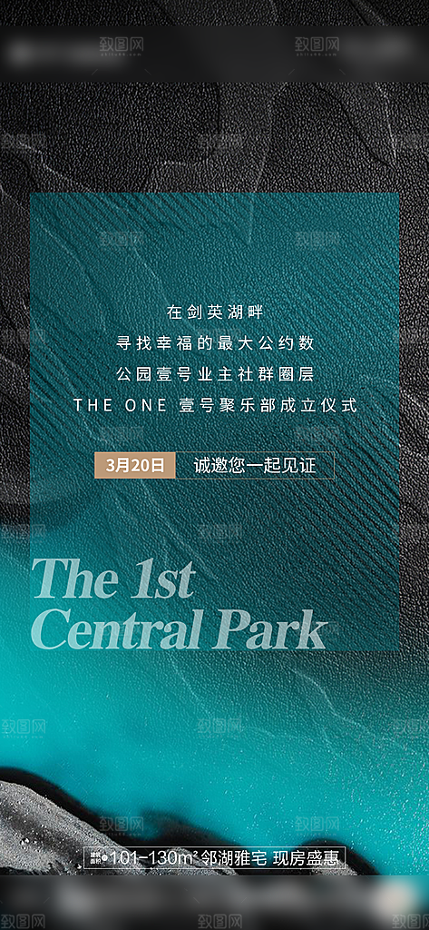 高端医美大气简约海报